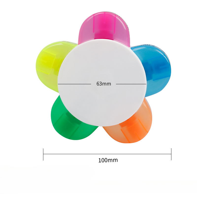 Fleur porte-bonheur à cinq couleurs