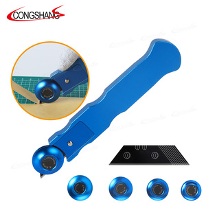 Uygun DIY vinil Wrap güvenlik görevlisi kesici bıçak özelleştirilebilir OEM Backpaper eğme kesme aletleri el aletleri - Product Image 2