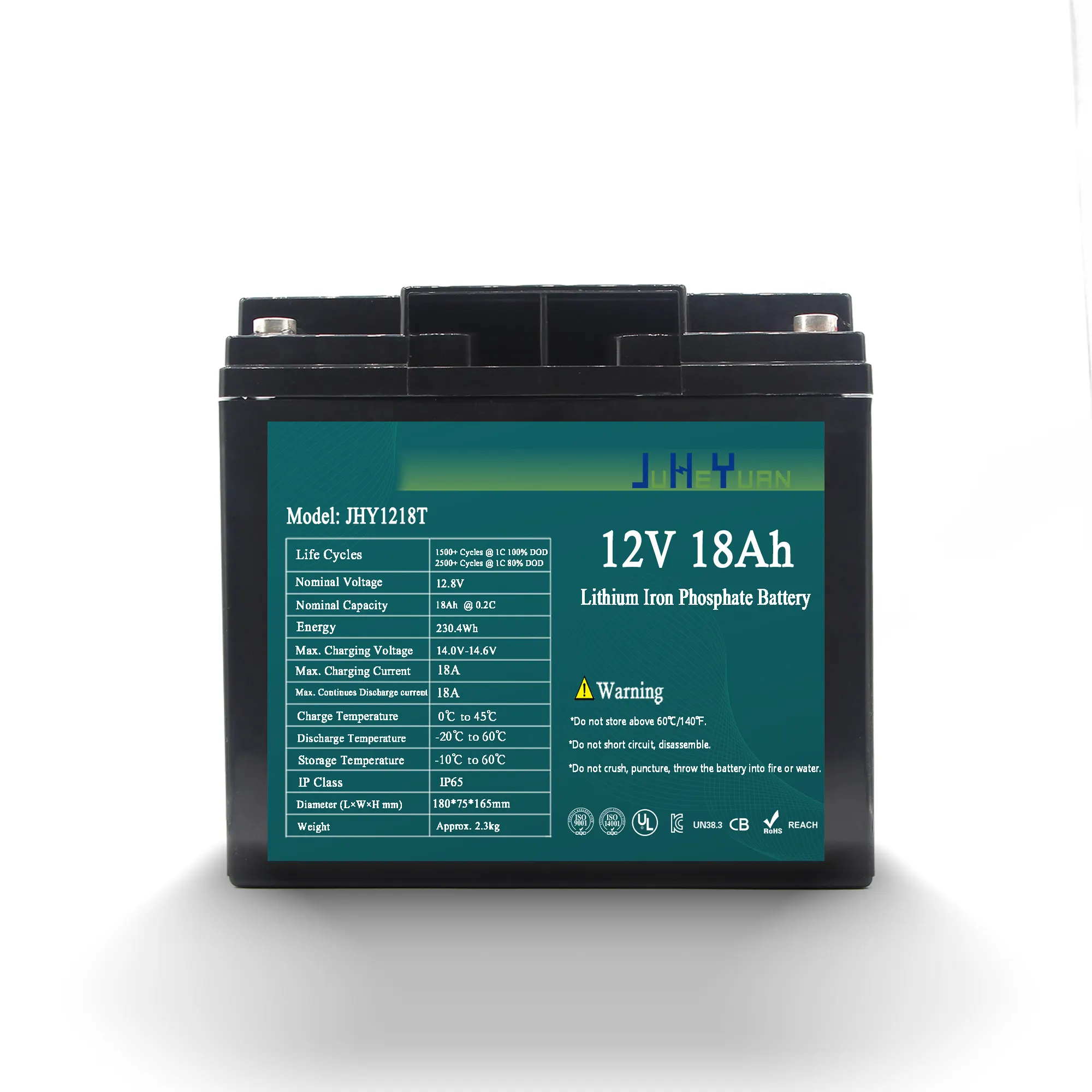 Заводская поставка, сменная литиевая батарея JHY 1218T 12,8 V 18Ah VRLA