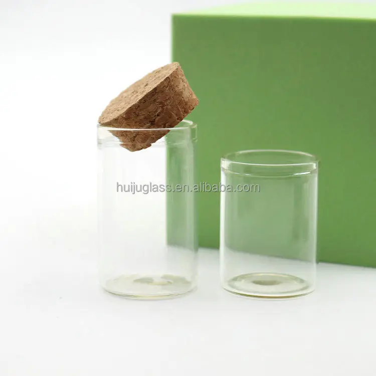 Mini flacons en verre transparent de 5ml, 10ml, petits flacons à dérive avec couvercle en liège pour Tube cadeau, bouteilles à bouchon