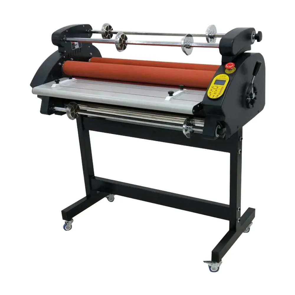 TR-1100 1100 Kantoor Papier Hot En Koude Roll Laminator/A0 Kaart Warm Laminator/Enkele Verdubbelt Lamineren machine