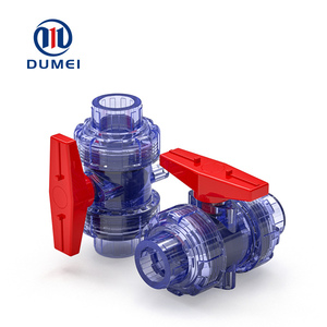 Pvc Union Ball Valve for <strong>Water</strong> Supply UPVC Float Threaded Double True Union Ball Valve Quick Connect Shut High Quality DIN/<strong>ASTM</strong> - Product Image 1