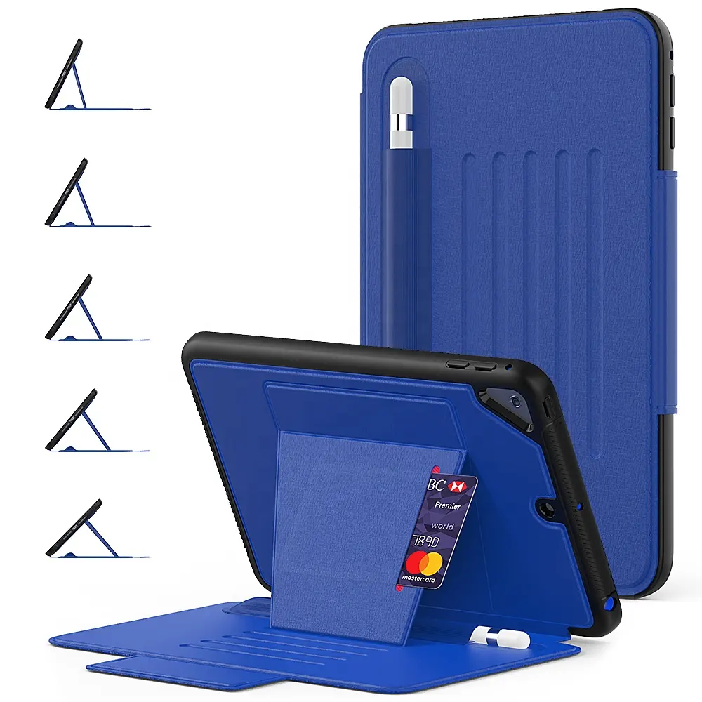 Flip מגנטי עור מפוצל עמיד הלם Kickstand Case כיסוי עבור אפל Ipad מיני 4 5 חכם מקרה