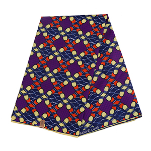 Diverso tipo di design pagne africano java kitengè tessuto di cotone cerato vero tessuto cerato africano stampato - Product Image 6
