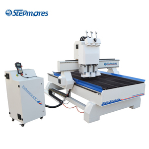<strong>Multi</strong> <strong>Function</strong> 3 Spindles Wood <strong>CNC</strong> Cutting Machine Furniture Panels Cutting 1325 - Product Image 1