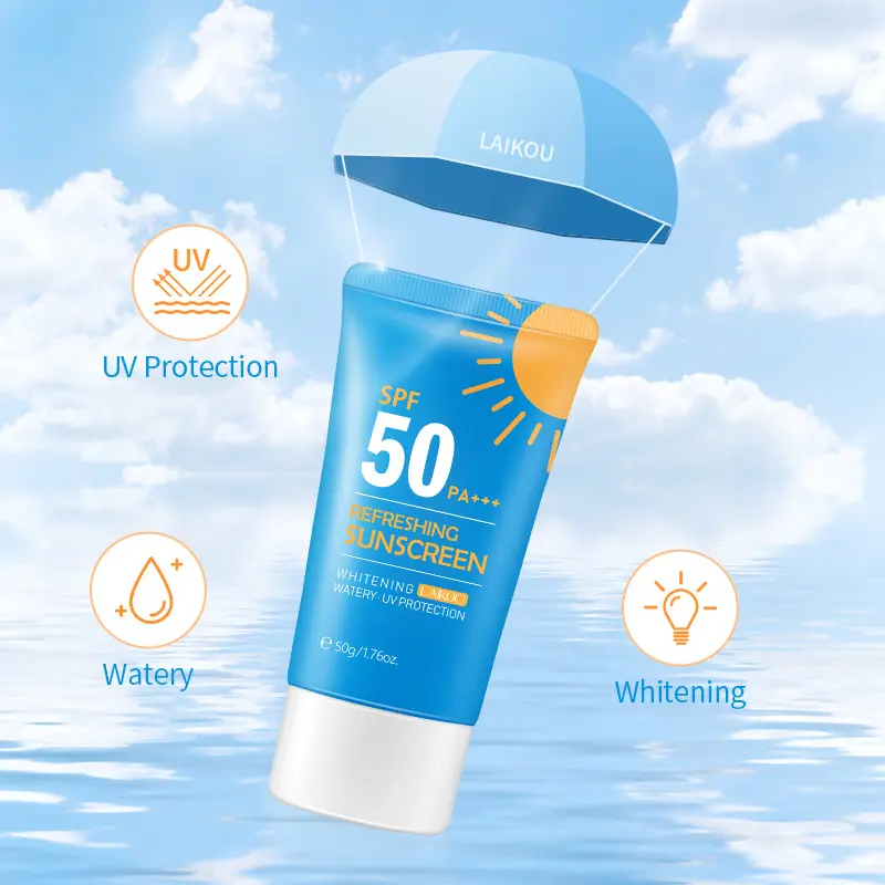 Feuchtigkeit spendende wasser erkennende Sonnenschutz lotion Isolation milch SPF50 Sonnenschutz mittel