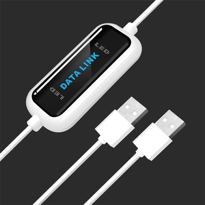 <strong>USB</strong> <strong>PC</strong> To Online Share Sync <strong>Link</strong> Net Direct Data File Transfer Bridge LED Cable Easy Between 2 Computer - Product Image 3
