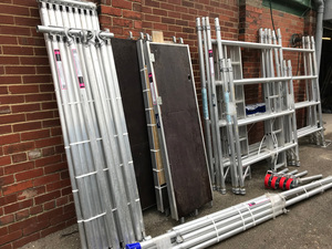 Leichte und tragbare Konstruktion gerüste Hochwertiges mobiles Aluminium gerüst zum Fabrik preis