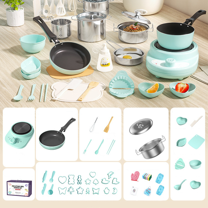 Juego de Cocina de Juguete para Niños Blue-212
