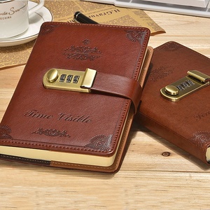 LABON Retro Password Book <strong>Lock</strong> Japan and South Korea Diary Thickened Creative Account Book Student <strong>Notepad</strong> Stationery <strong>Notebook</strong> - Product Image 2
