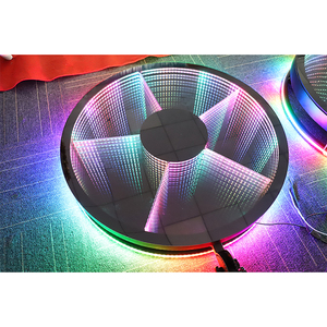 LED ayna cam 360 derece fotoğraf kabini akıllı uzaktan kumanda RGB ışık yavaş hareket dönen 360 fotoğraf kabini - Product Image 5