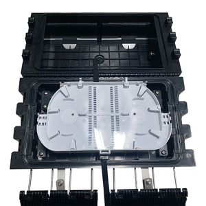 Caja FTTX vertical de tipo horizontal, cierre de empalme de fibra óptica, caja de empalme de 3 pulgadas y 3 salidas - Product Image 1