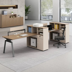 Customize 4 6 8 Person Office furniture <strong>computer</strong> <strong>desk</strong> table Partition Workstation T Shaped Desktop Center Workstation - Product Image 2