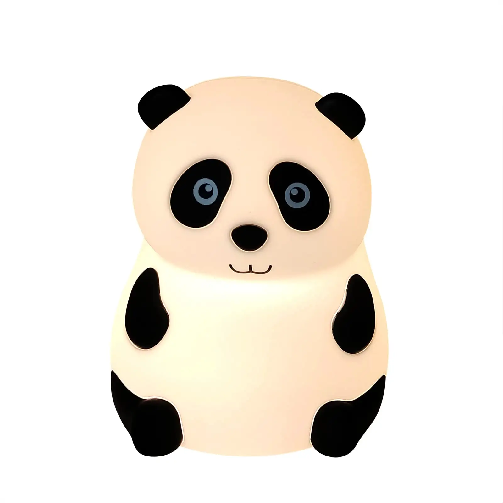 Cute Panda Silicone Nur Animal Night Light per ragazzi e ragazze Squishy Night Light per Baby Bedroom Night Light per la camera dei bambini