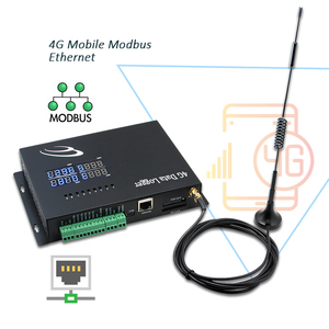 Conectado al sensor de humedad medidor eléctrico GSM con salida digital Contador de pulsos Modbus 4G Registrador de datos de red - Product Image 1