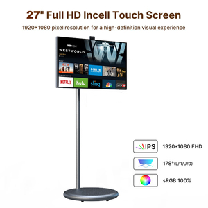 หน้าจอ LCD แบบพกพาพร้อมขาตั้งโทรทัศน์อัจฉริยะหน้าจอสัมผัสขนาด27นิ้ว - Product Image 3
