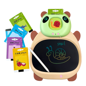 New Arrival Cartoon <strong>Panda</strong> Design Flash Card <strong>Machine</strong> With LCD Board Kids Talking Flash Cards and Writing Tablet - Product Image 1