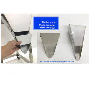 B toz granül dolum tahıl un çay fasulye parçacıkları için gıda için yarı otomatik büyük hazne toz dolum makinası - Product Image 6