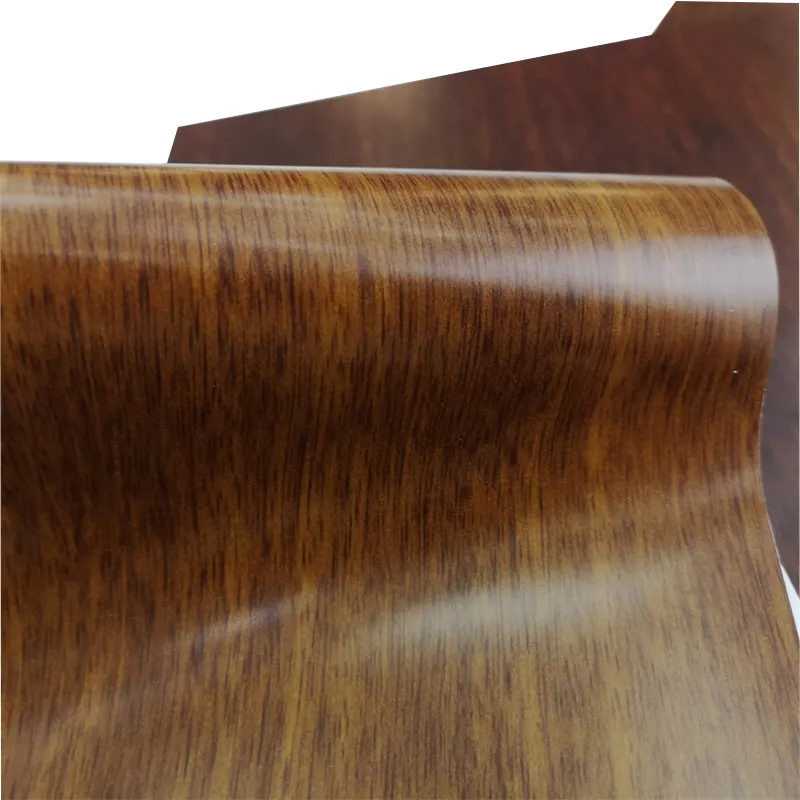 Матовая дубовая древесина, ПВХ декоративная ламинатная пленка для мебели, 3D ламинатные листы из ПВХ