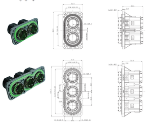 <span class=keywords><strong>3</strong></span> cách pin kết nối cáp điện thiết bị đầu cuối kết nối EV Trạm Sạc ESS kết nối năng lượng mặt trời biến tần dây thiết bị đầu cuối - Product Image 2