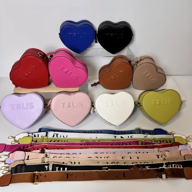 จัดส่งฟรี2024ของขวัญวันวาเลนไทน์Love Heartไหล่กระเป๋าผู้หญิงCrossbody Luxury Designer Lady Stevensกระเป๋าและกระเป๋าถือ