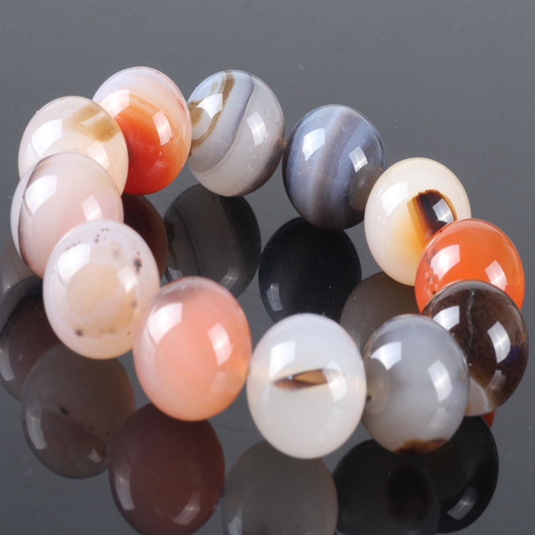 HY Crystal Crafts Gems Natural gemstone beads Bracelet Men's Beaded Stretch Stone Bracelet Valentine's Day gift - Product Image 1