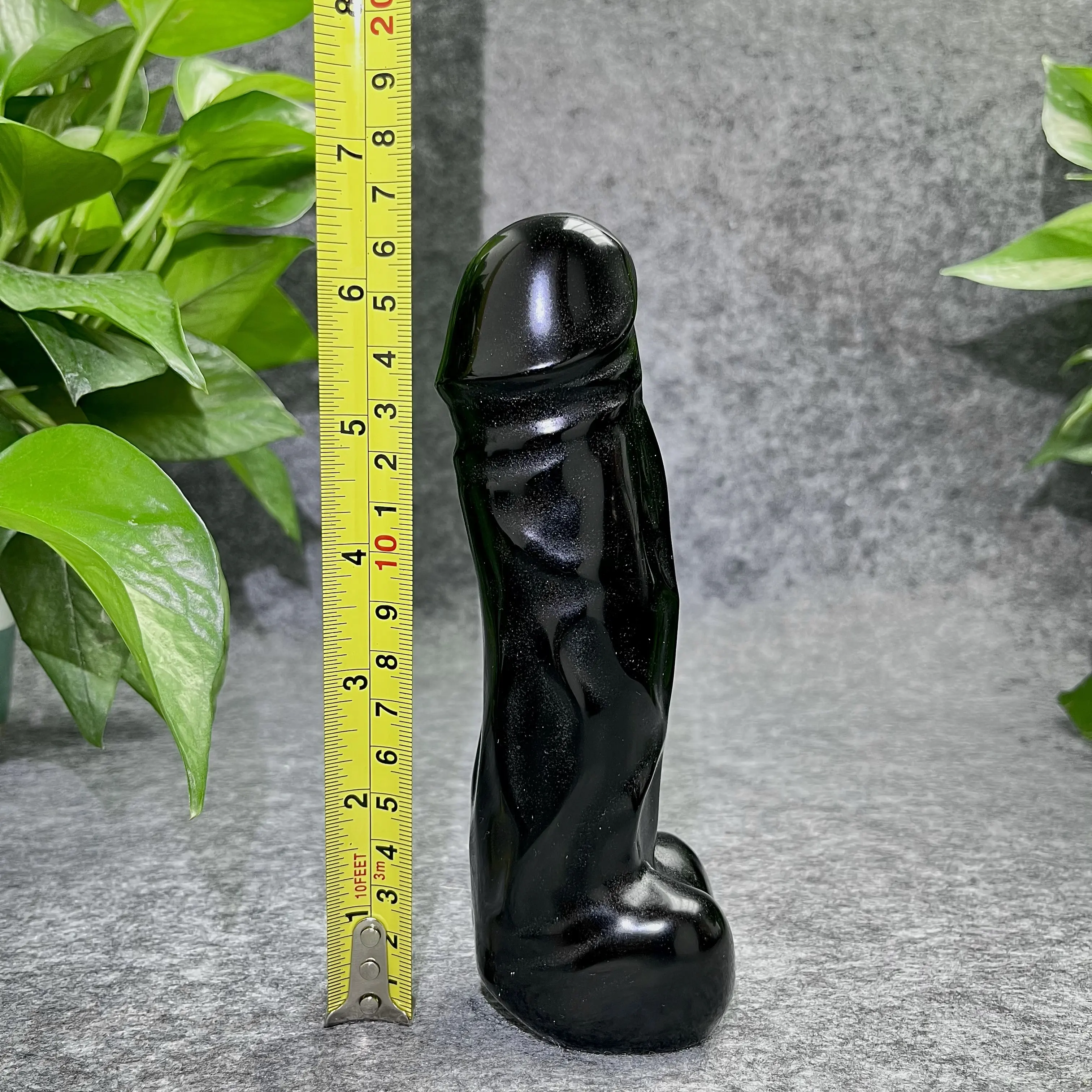 Kenny cristaux en gros pierre de cristal naturel godes de guérison réaliste pénis obsidienne DingDing sculpture pour les femmes Masturbation