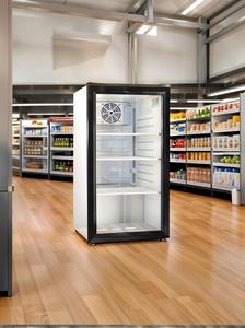 小型飲料食品冷蔵庫68Lドリンクディスプレイクーラー商用冷蔵庫ガラスドア付き