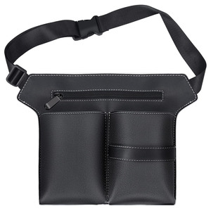 पेशेवर pu चमड़े के हेयरड्रेसिंग उपकरण भंडारण होल्स्टर कमर की थैली दैनिक के लिए - Product Image 1