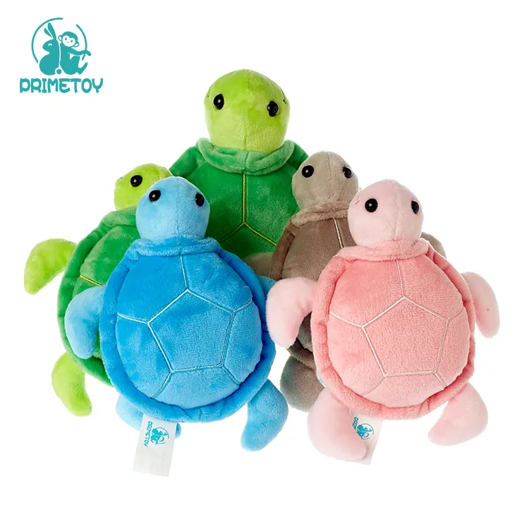 Peluche de felpa suave para bebé, almohada rosa/azul/verde/gris, Tortuga, pez marino, animal de juguete para bebé