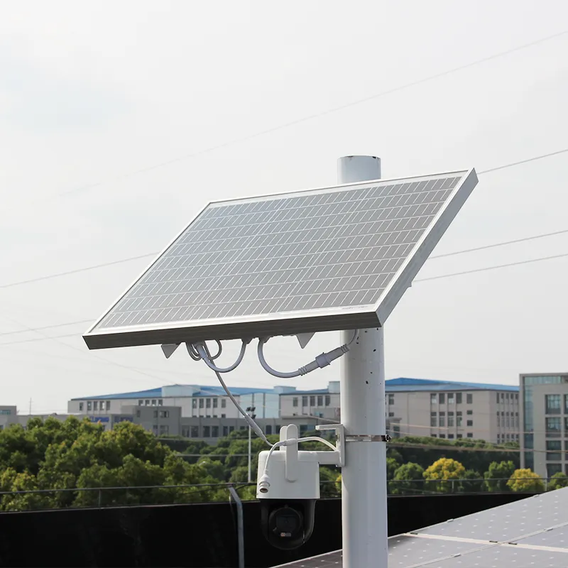Kit solare completo con batteria al litio per esterno di alimentazione solare 12V sistema solare per la macchina fotografica