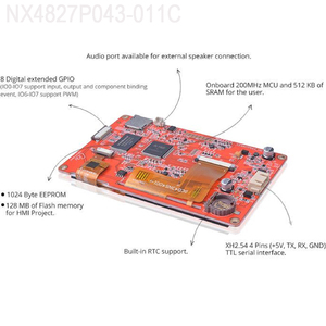 Nextion intelligente 4.3 pollici/5 pollici HMI Display TFT modulo LCD resistente/capacitivo Touch Screen per Arduino ESP8266 ESP32