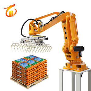 Hoch effizientes automatisches Stapelarm-Roboter-Palettier-SPS-Steuerungs system zum Verpacken von Chemiestahl-Dosen aus Kunststoff - Product Image 1