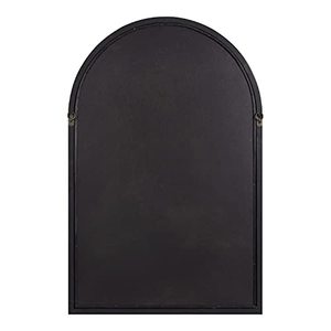 <span class=keywords><strong>24x36</strong></span>ディストスブラックアーチ窓付き壁ミラーシックな農家ヴィンテージデザイン5mmメタルフレームシックな結婚式の機会の装飾