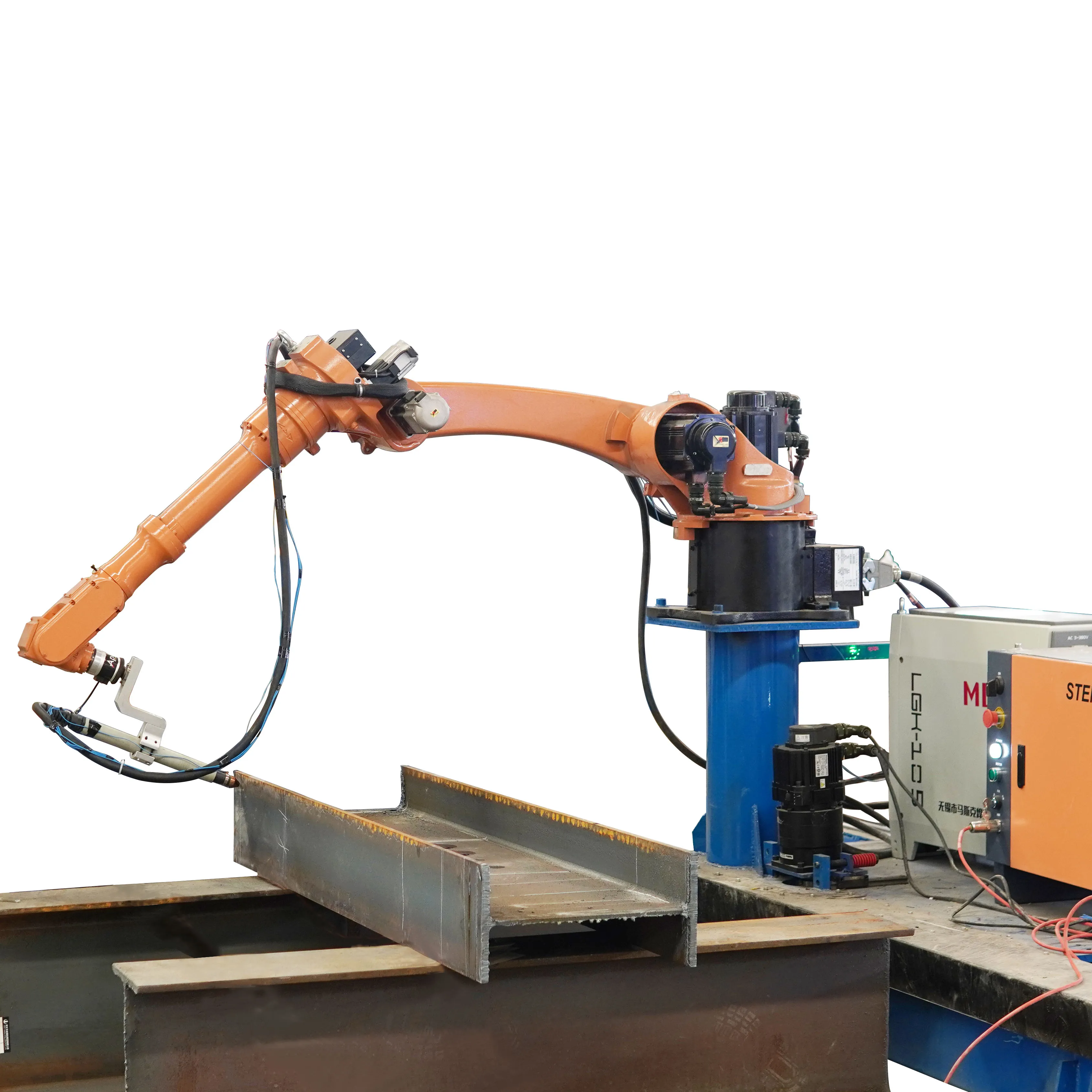 Robot de fijación de soldadura robótica, 6 ejes, estación de soldadura, precio de aluminio