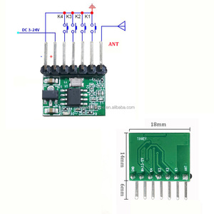 433 MHz drahtloses Übertragungsmodul TX118SA-4 Fernbedienung EV1527 Codierungsmodul kompatibel mit RX-480E - Product Image 5