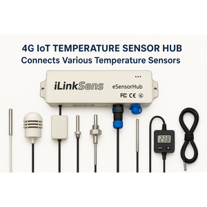 ILinkSens IoT remoto inalámbrico 4G Sensor de temperatura satelital Monitor transmisor Gateway actual 4-20mA 8 años IP67 MQTT/TCP - Product Image 6