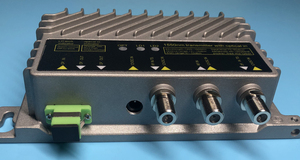 Dual 10dbm optischer CATV-Sender und-Empfänger für Glasfasern etz 1550nm Wellenlänge 12V Netzteil 2 Port - Product Image 3