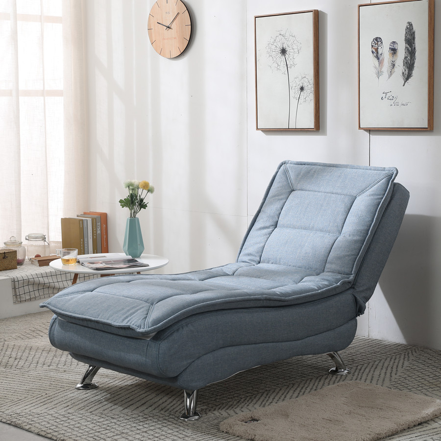 Cotone lino elegante modello blu-elettrico - cuscino in omaggio