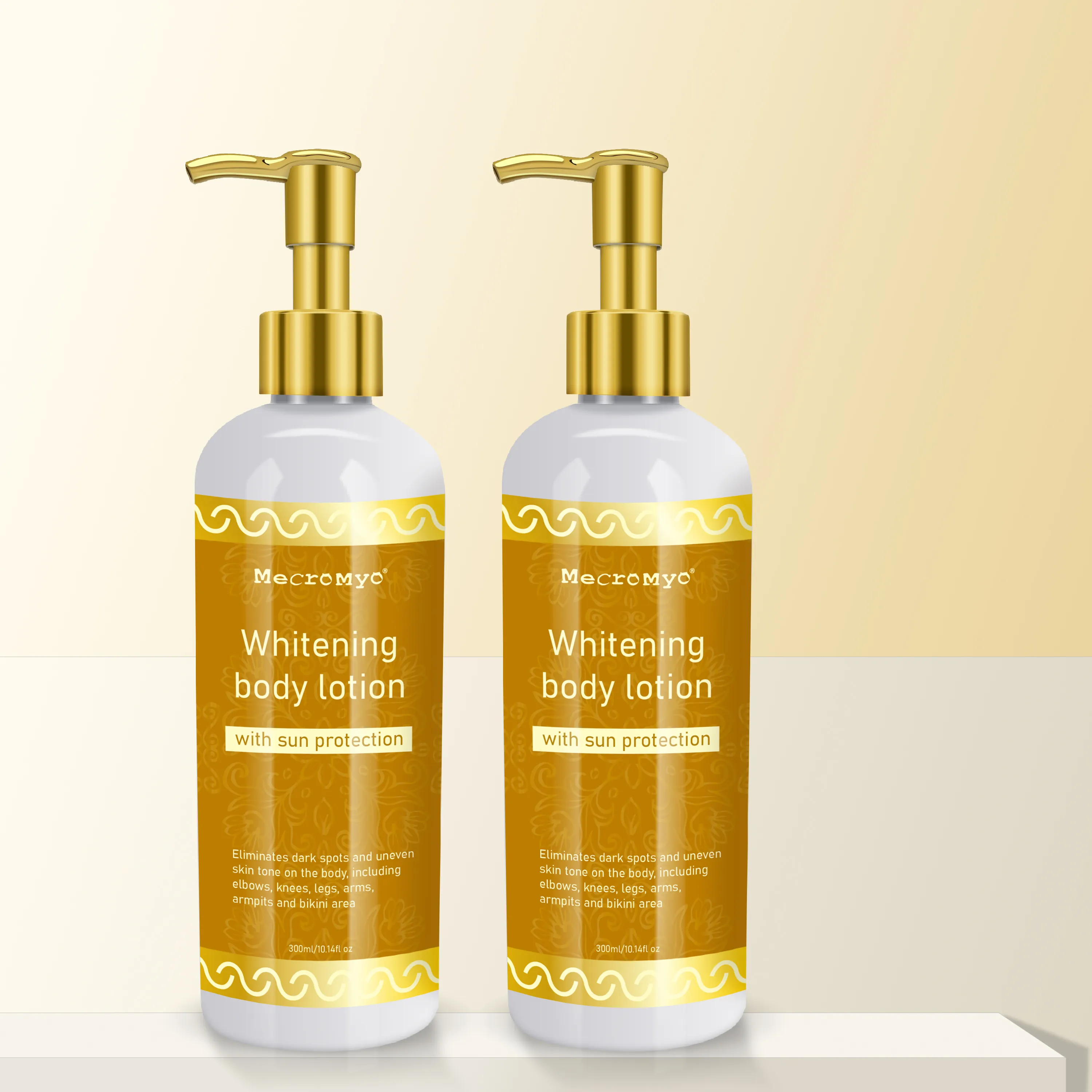 OEM/ODM marque privée nourrir la peau bio protection solaire éclaircissant blanchissant hydratant crème lotion pour le corps