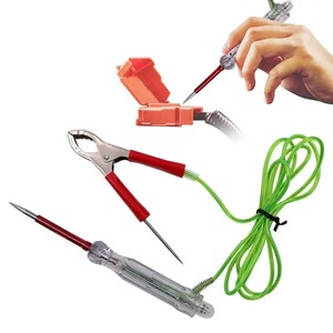Probador de circuito eléctrico automotriz 6V-24V DC Probador de circuito automotriz Probador de fusibles de luz de prueba LED con pinza de cocodrilo y sondas - Product Image 4