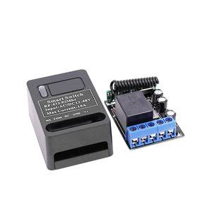 AC/DC 12-48V 433Mhz 1 canale 10A relè RF ricevitore wireless interruttore per codice di apprendimento telecomando a codice fisso - Product Image 2
