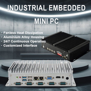 <strong>Win7</strong> Mini <strong>PC</strong> Fanless J1900 Industrial Computer <strong>Embedded</strong> Mini <strong>PC</strong> with Stock Availability - Product Image 4