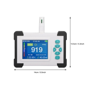 Factory Digital CO2 Meter Carbon Dioxide Detector with <strong>Data</strong> <strong>Logger</strong> <strong>Temperature</strong> &amp; Humidity <strong>Control</strong> Gas Analyzer Monitor - Product Image 3