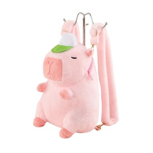 תרמיל גב מיוחד capybara ורוד push צעצוע ממולא מותאם אישית עבור בנות