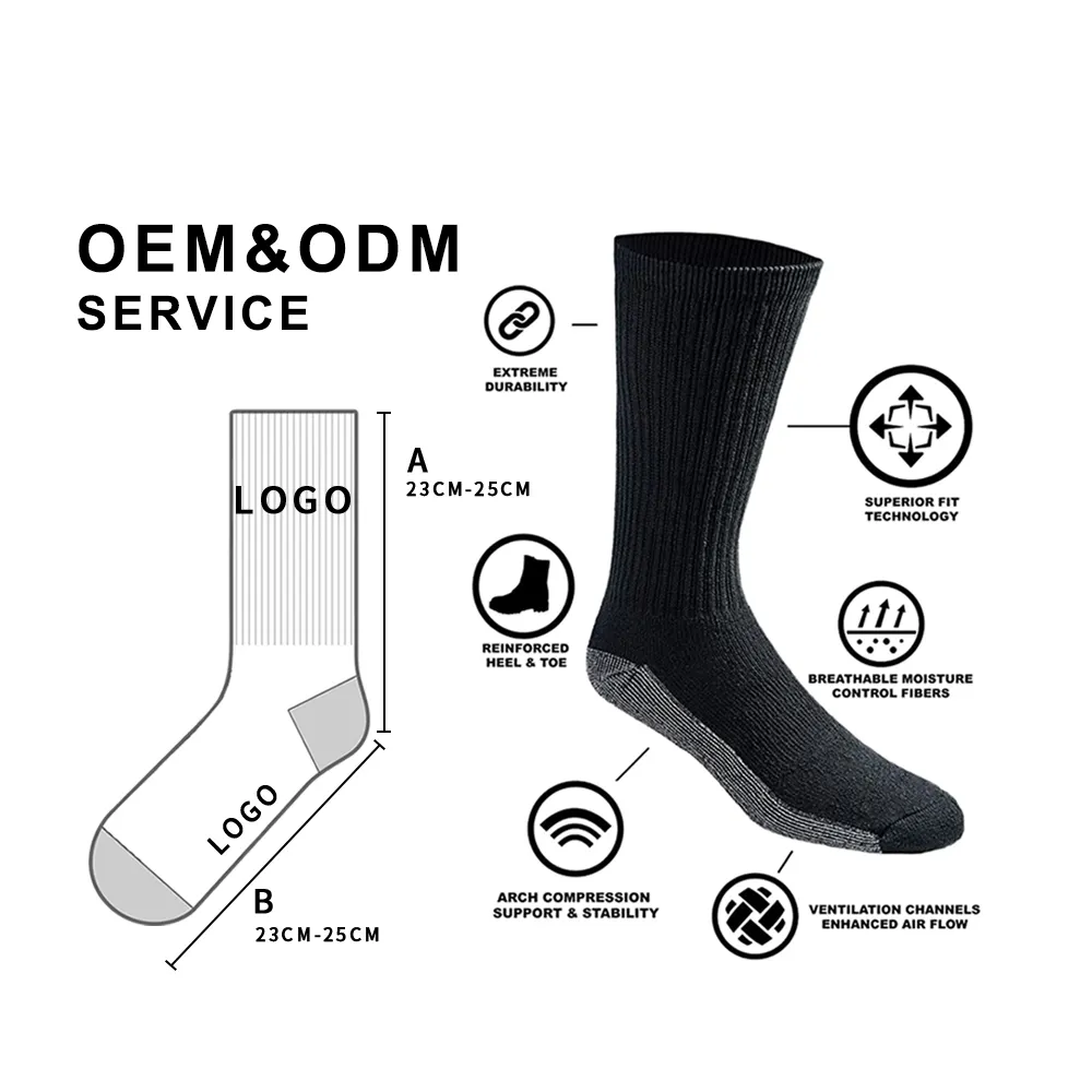 Uron Oem Tùy Chỉnh Vớ Thiết Kế Logo Riêng Của Nam Giới Phụ Nữ Crew Socks Không Có Thứ Tự Tối Thiểu Cotton Thư Sport Socks