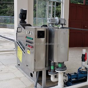 Máquina apiladora de tornillo de deshidratación de lodos completamente automática, componente de Motor de núcleo, máquina de deshidratación de lodos de prensa de tornillo de 220V - Product Image 3