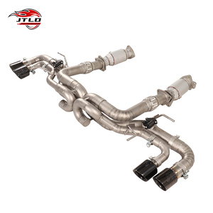 For Chevy Corvette C8 Z06 Valved Sport Exhaust System - Active <strong>Valve</strong> Performance Cat-Back 304SS Quad <strong>Tips</strong> - Product Image 1