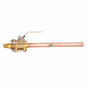U-Type Medical Gas Ball Vave With Extensions Line Shut-off Valves Are Cleaned for Medical Gas Use and 100% <strong>Hydrostatic</strong> <strong>Tested</strong> - Product Image 5