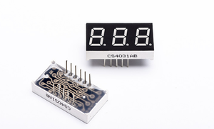 NiXie Tube Micro Mini RGB 0,36 0,56 Zoll LCD 1 2 3-stelliges 7-Segment-LED-Digitalanzeigefeld - Product Image 3